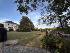 The backyard gathering for Project Safe Acoustic Autumn