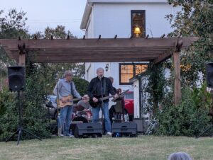 The backyard performance for Project Safe Acoustic Autumn